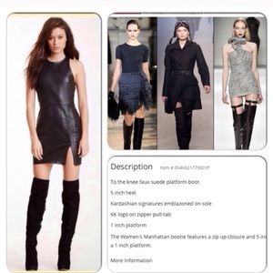 Kardashian Kollection Shoes - Knee high suede boots Kardashian Kollection Shoes - Knee high suede boots